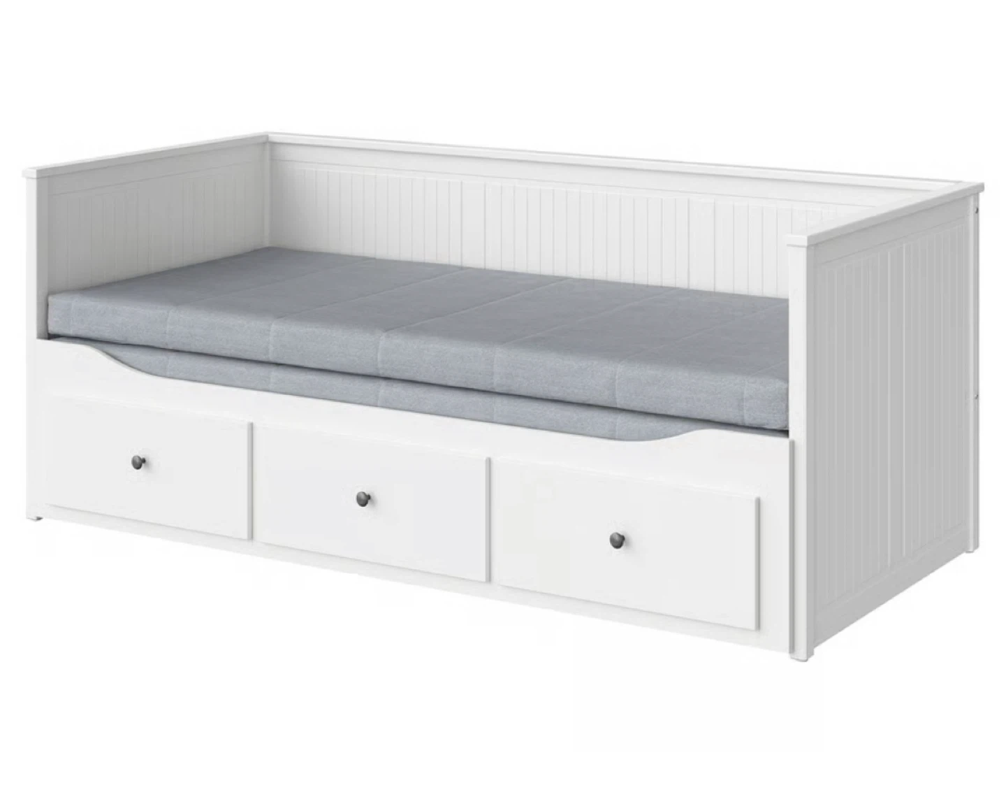 IKEA White Daybed with 3 Drawers - photo 2