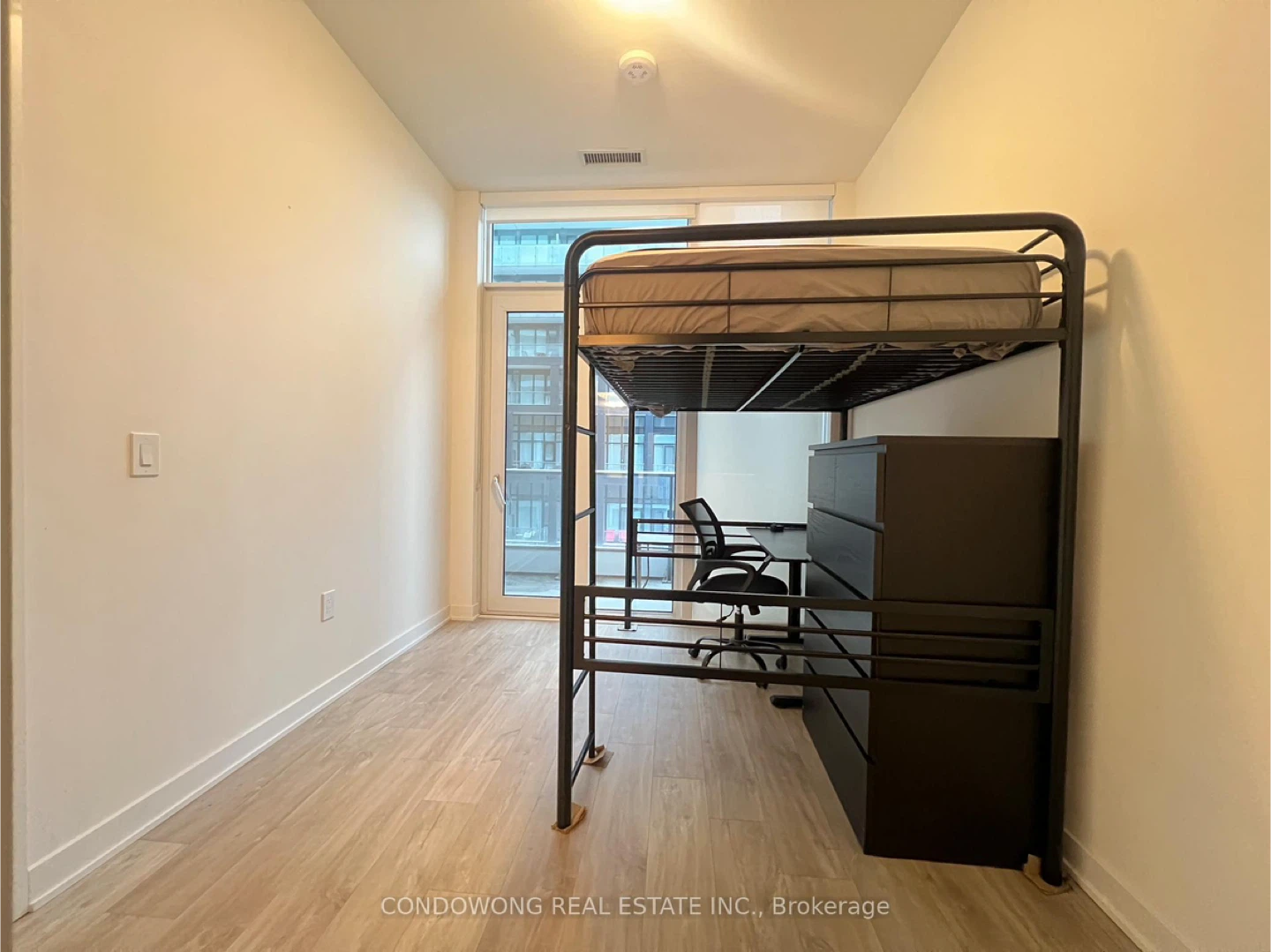 Black Loft Bed and Mattress Set - photo 2