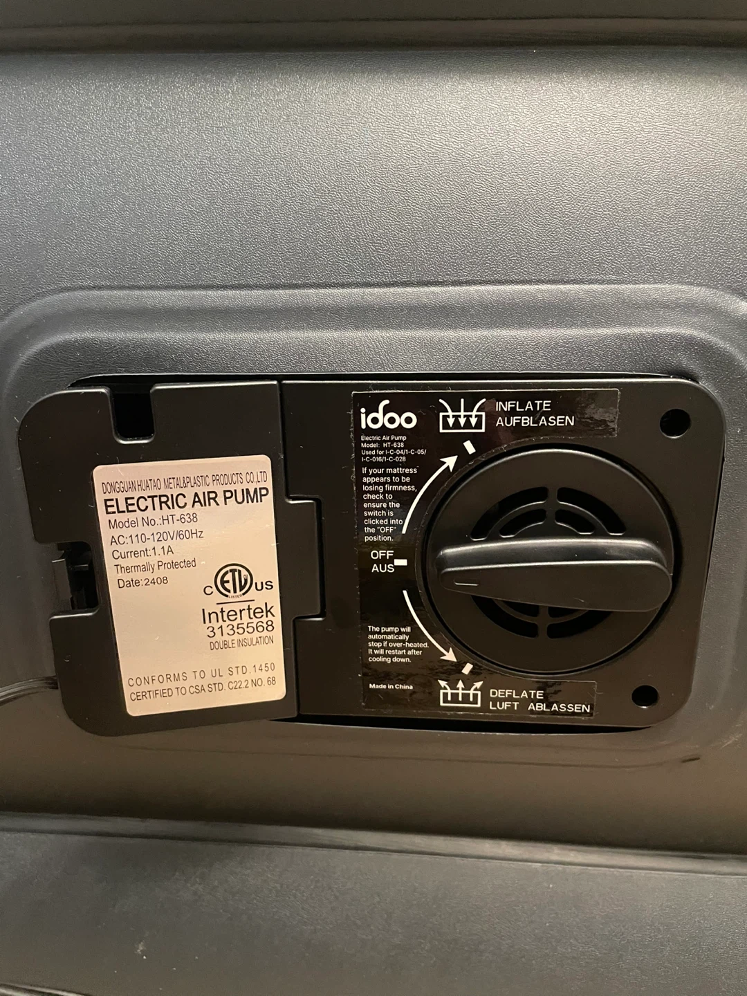 I DOO Air Mattress with Built-in Pump - photo 2