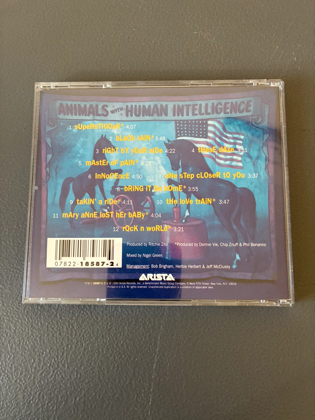 Enuff Z Nuff -Animals CD 1993 Glam Hair Metal Donnie Vie - photo 4