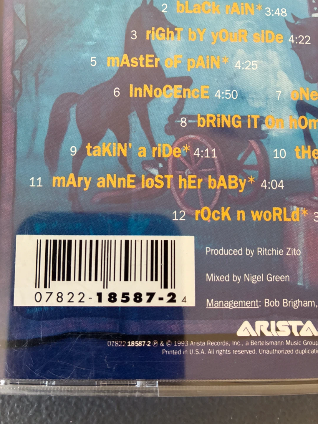 Enuff Z Nuff -Animals CD 1993 Glam Hair Metal Donnie Vie - photo 5