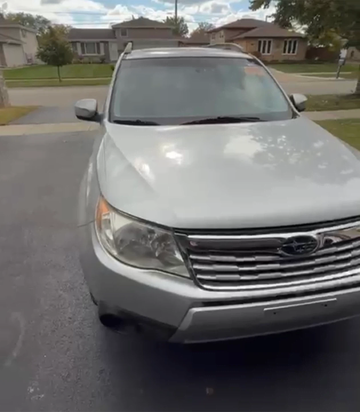 Silver Subaru Forester SUV