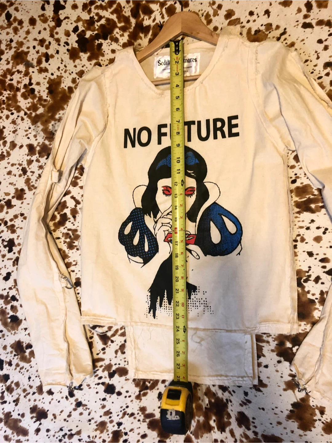 NO FUTURE Snow White Punk Graphic Long Sleeve Shirt - photo 5