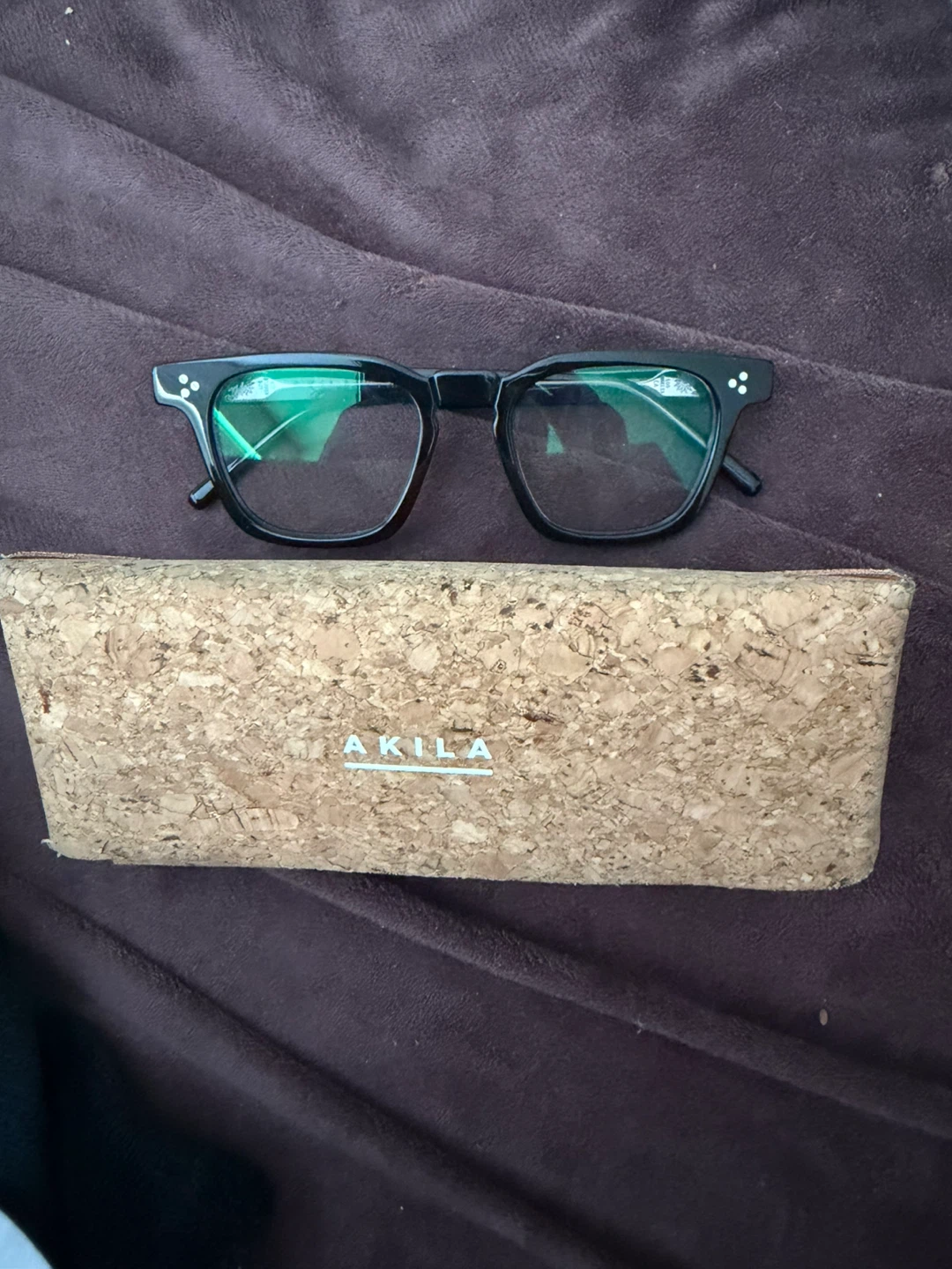 AKILA Black Glasses with Case - photo 3