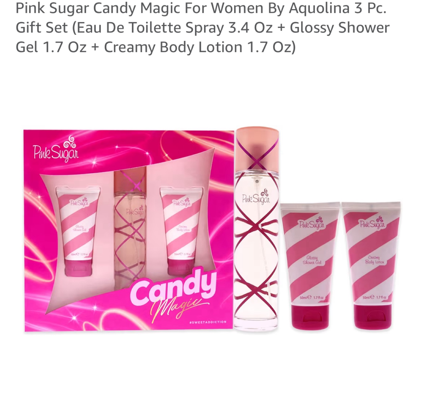 Pink Sugar Candy Magic 3 Pc. Gift Set