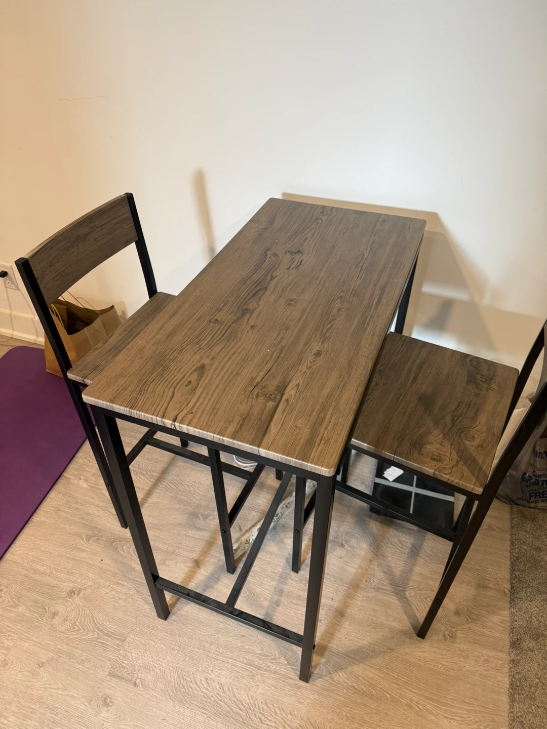 2-Piece Dining Set - Table and Two Chairs
