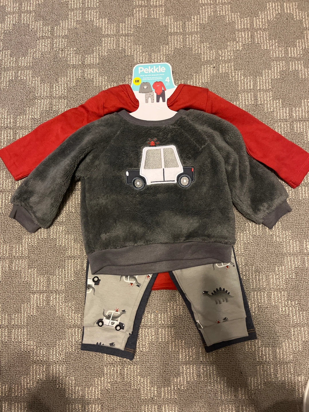 Pekkle Baby Boys 4-Piece Outfit