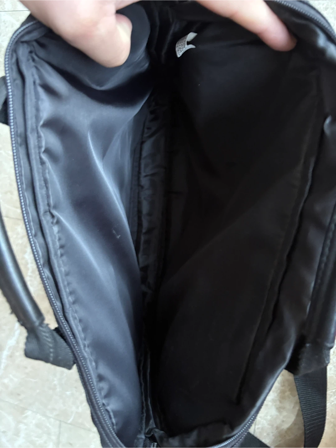 Black Laptop Bag with Shoulder Strap - photo 2