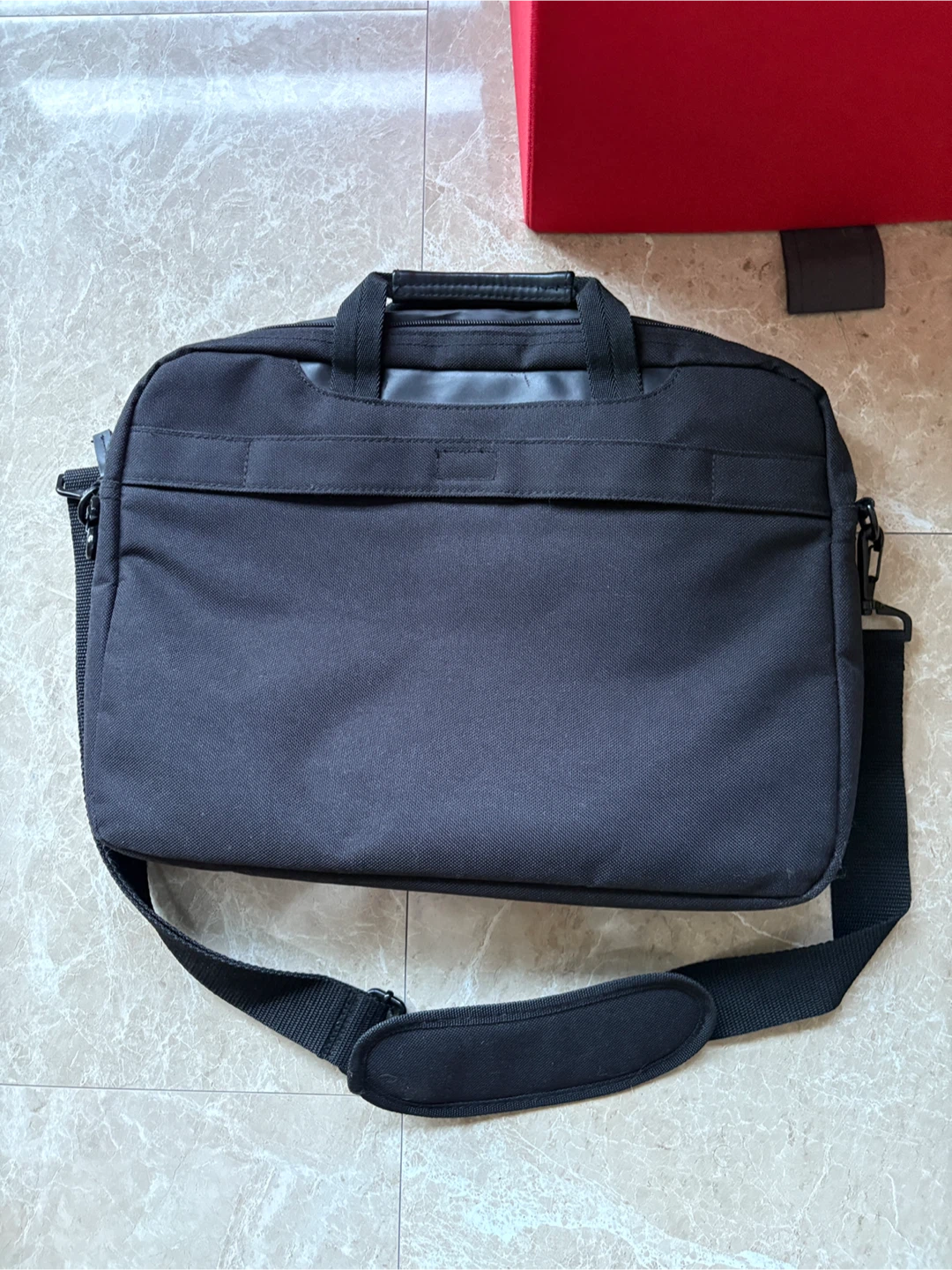 Black Laptop Bag with Shoulder Strap