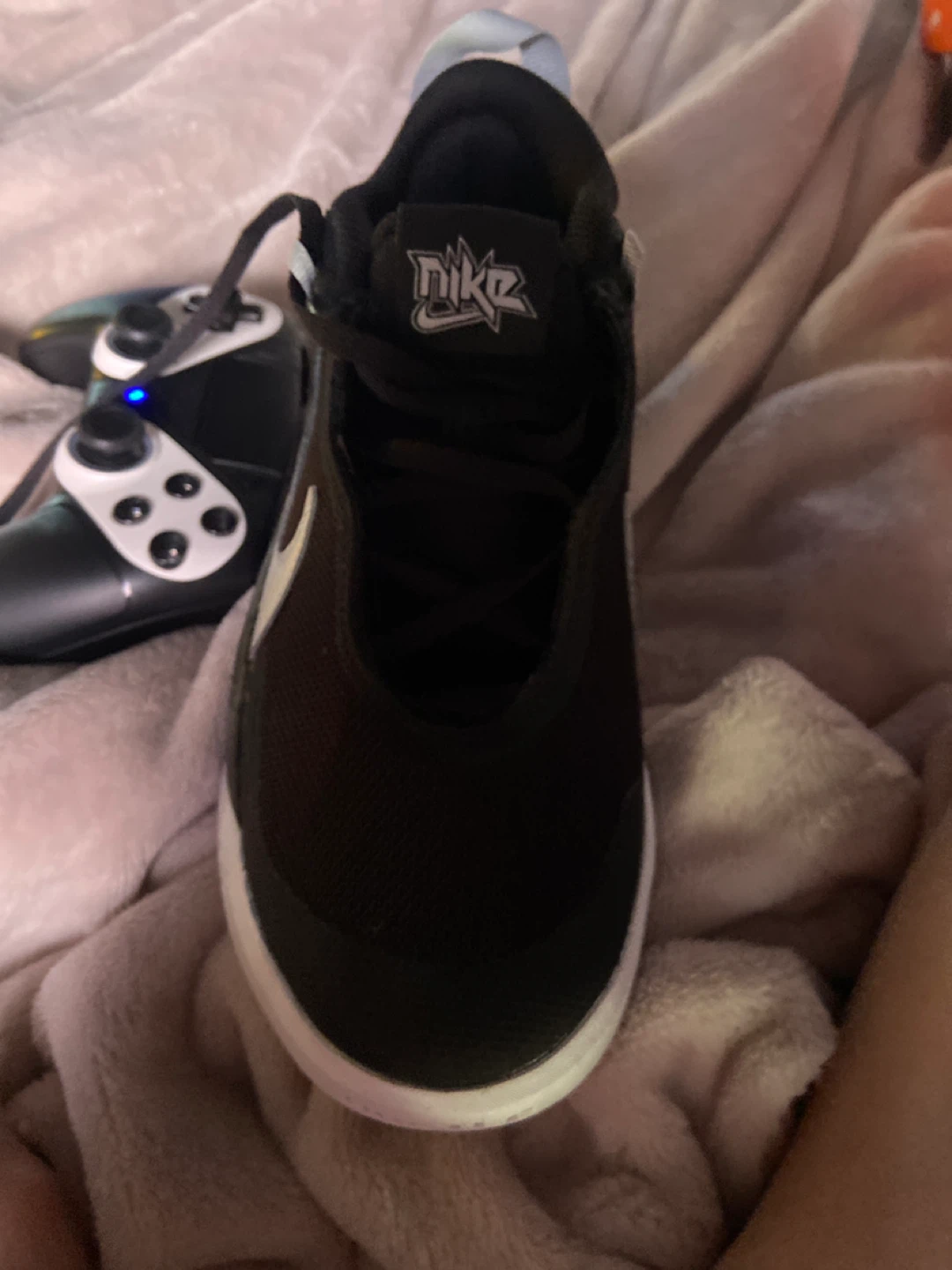 Nike Hustle D10 TD SU21 Black Basketball Shoes Size 11C - photo 5