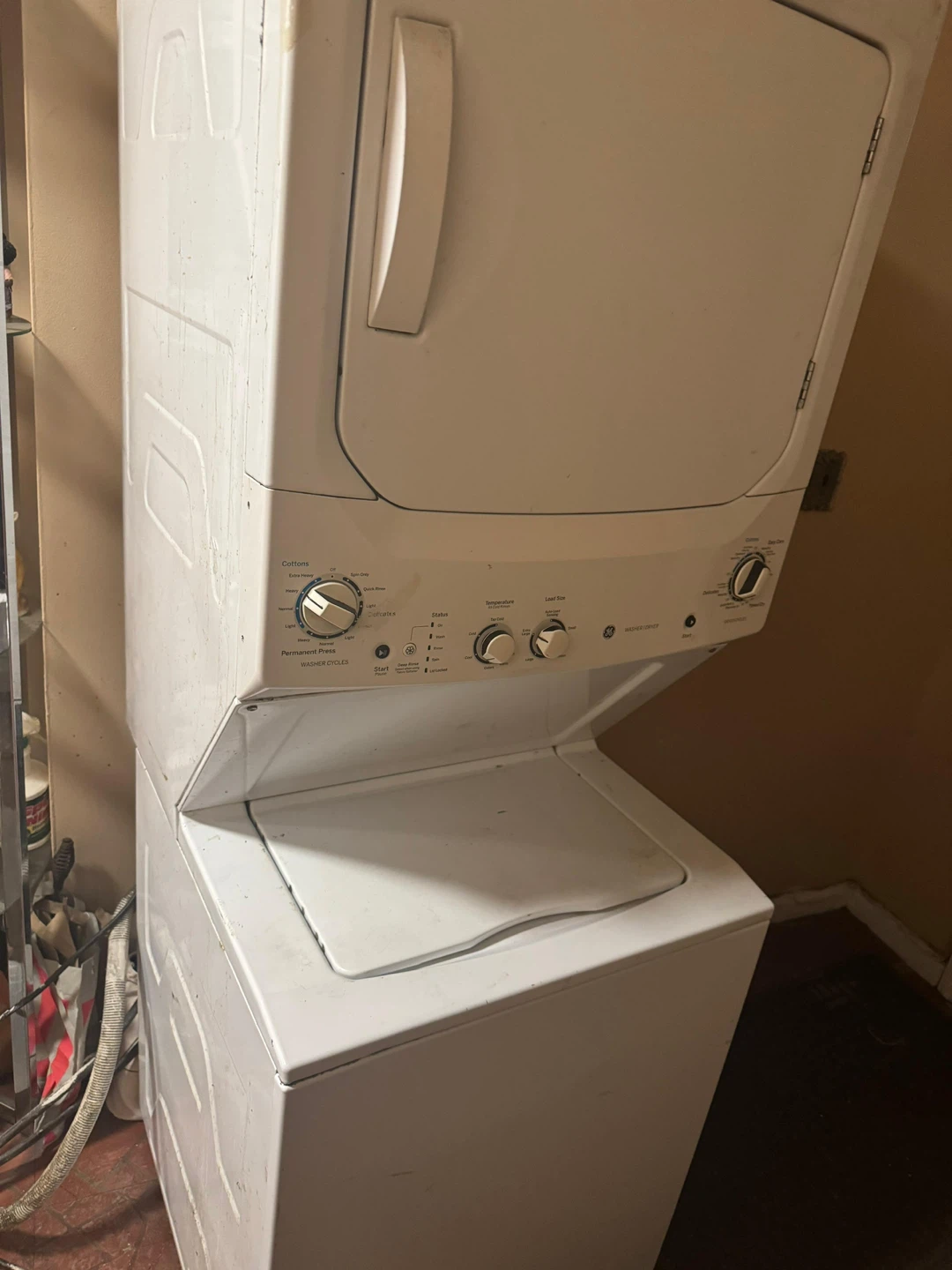 GE Stackable Washer and Dryer - photo 3