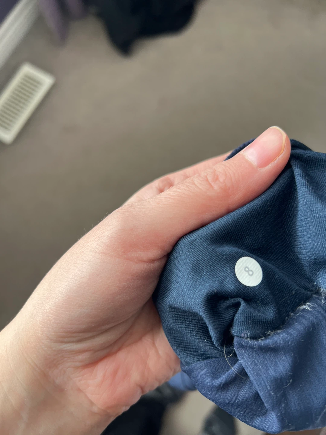 Lululemon Navy Blue Cropped dance studio pants Size 8 - photo 3