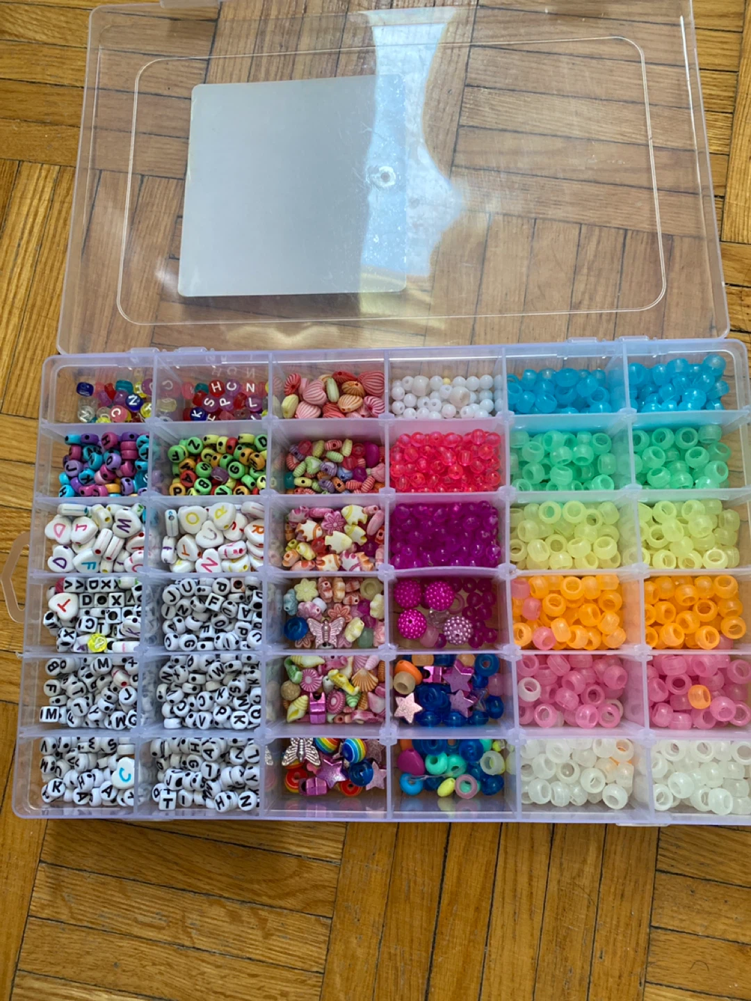 Bead Crafting Kit - Assorted Shapes and Letters 🏆