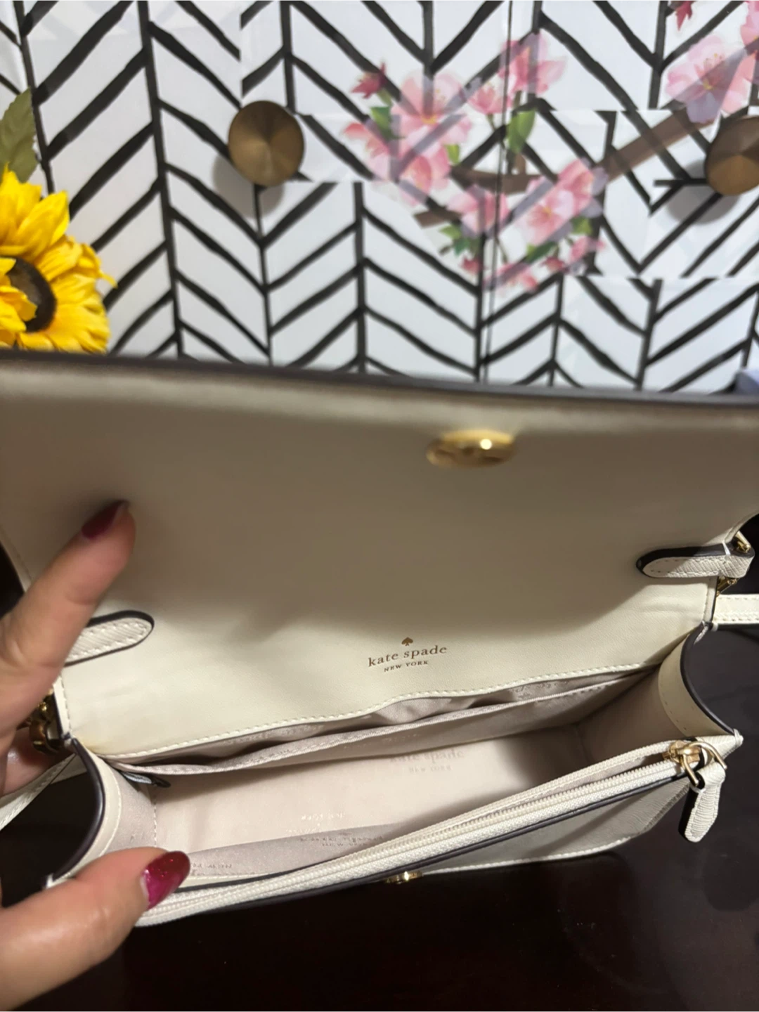 Kate Spade White Leather Crossbody Bag - photo 2