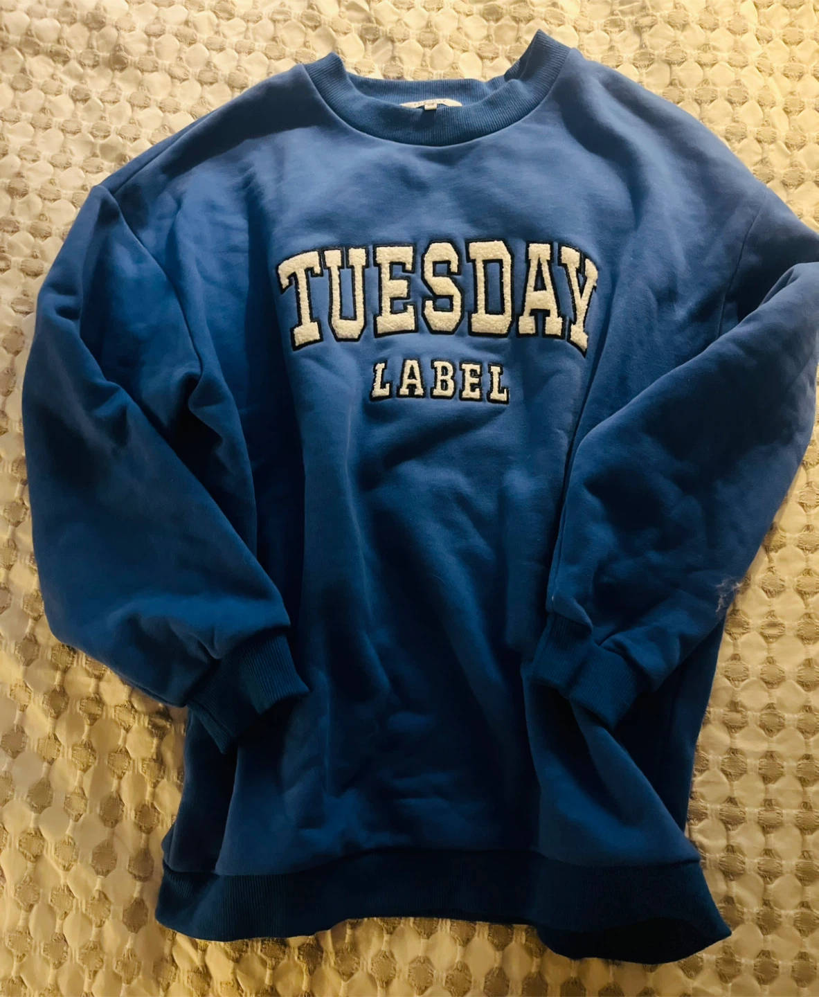 Tuesday Label Blue Crewneck Sweatshirt - Size XS - photo 3