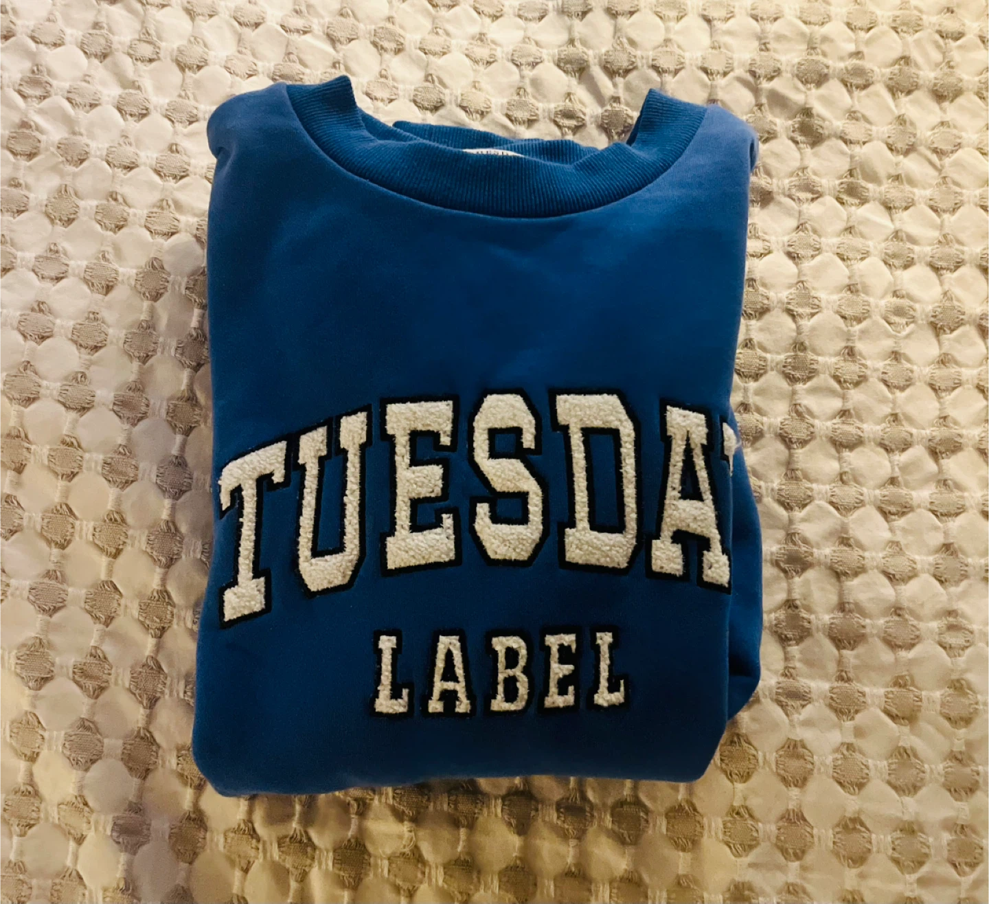 Tuesday Label Blue Crewneck Sweatshirt - Size XS