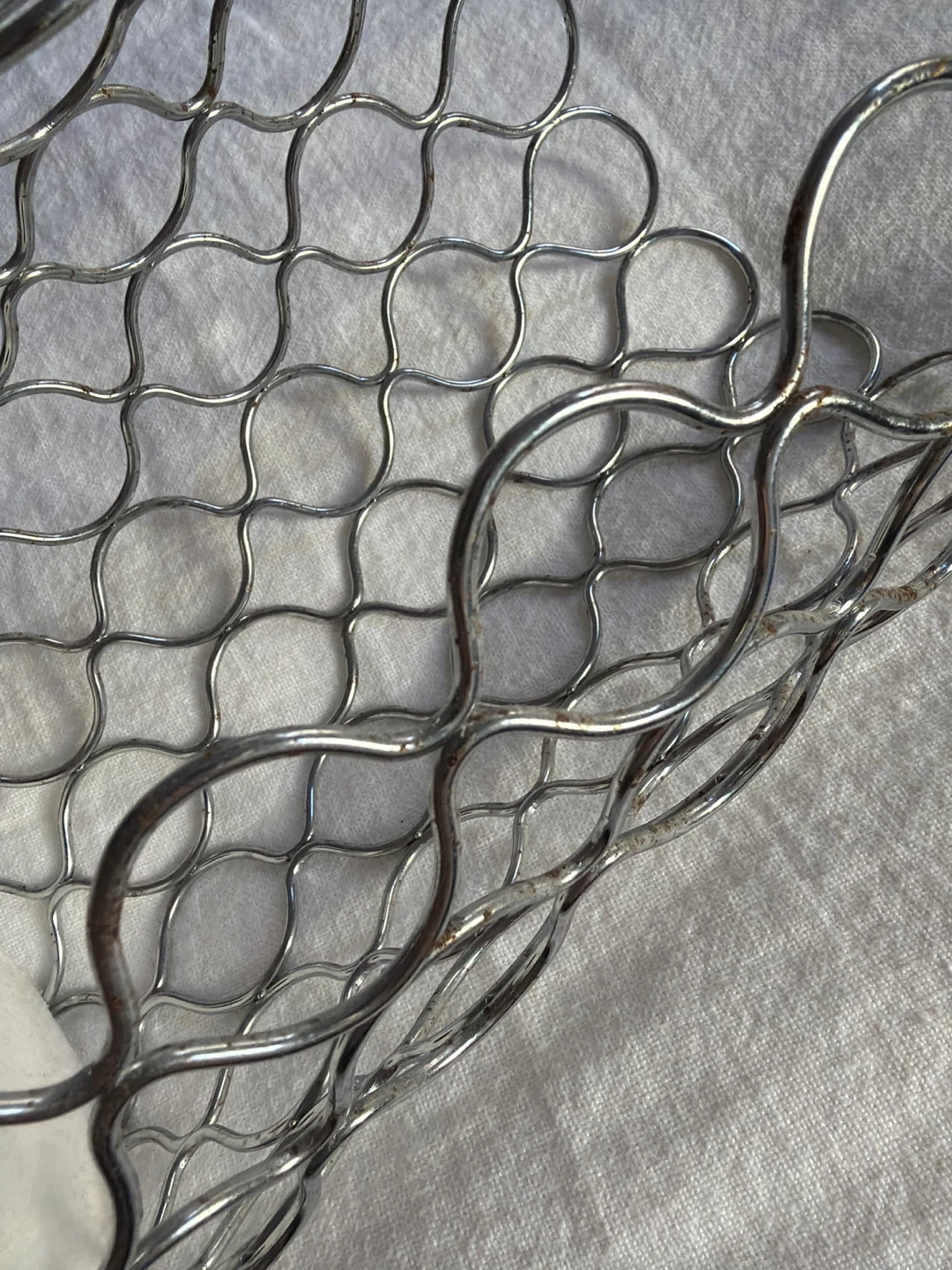 Metal Wire Mesh Toilet Paper Holder Stand - photo 4
