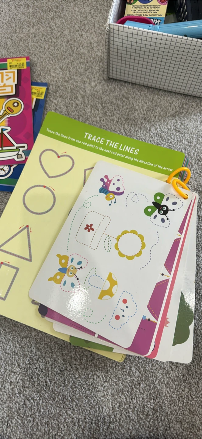 Trace the Lines Activity Pad
