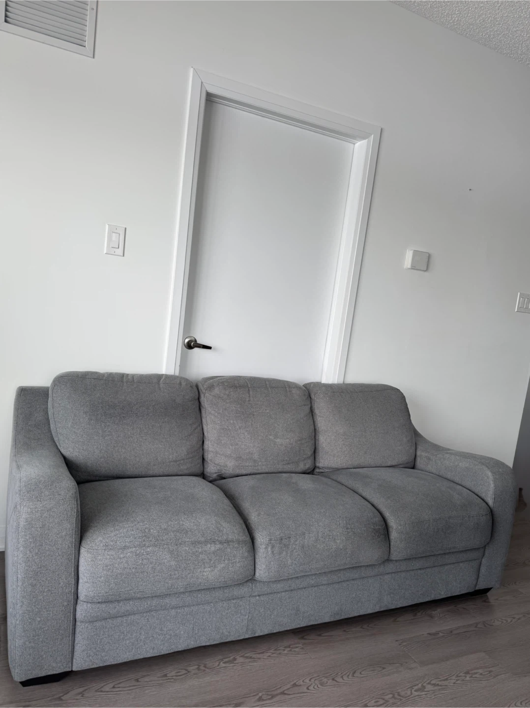 Grey 3-Seater Sofa - photo 3