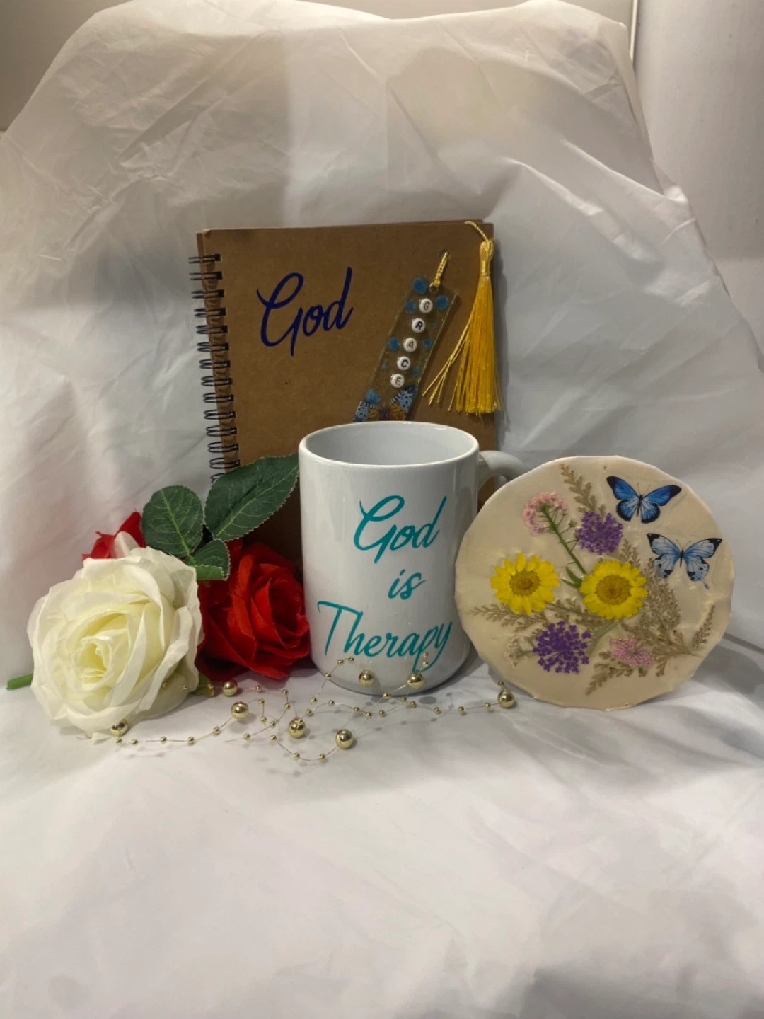 God is Therapy Mug and Journal Set