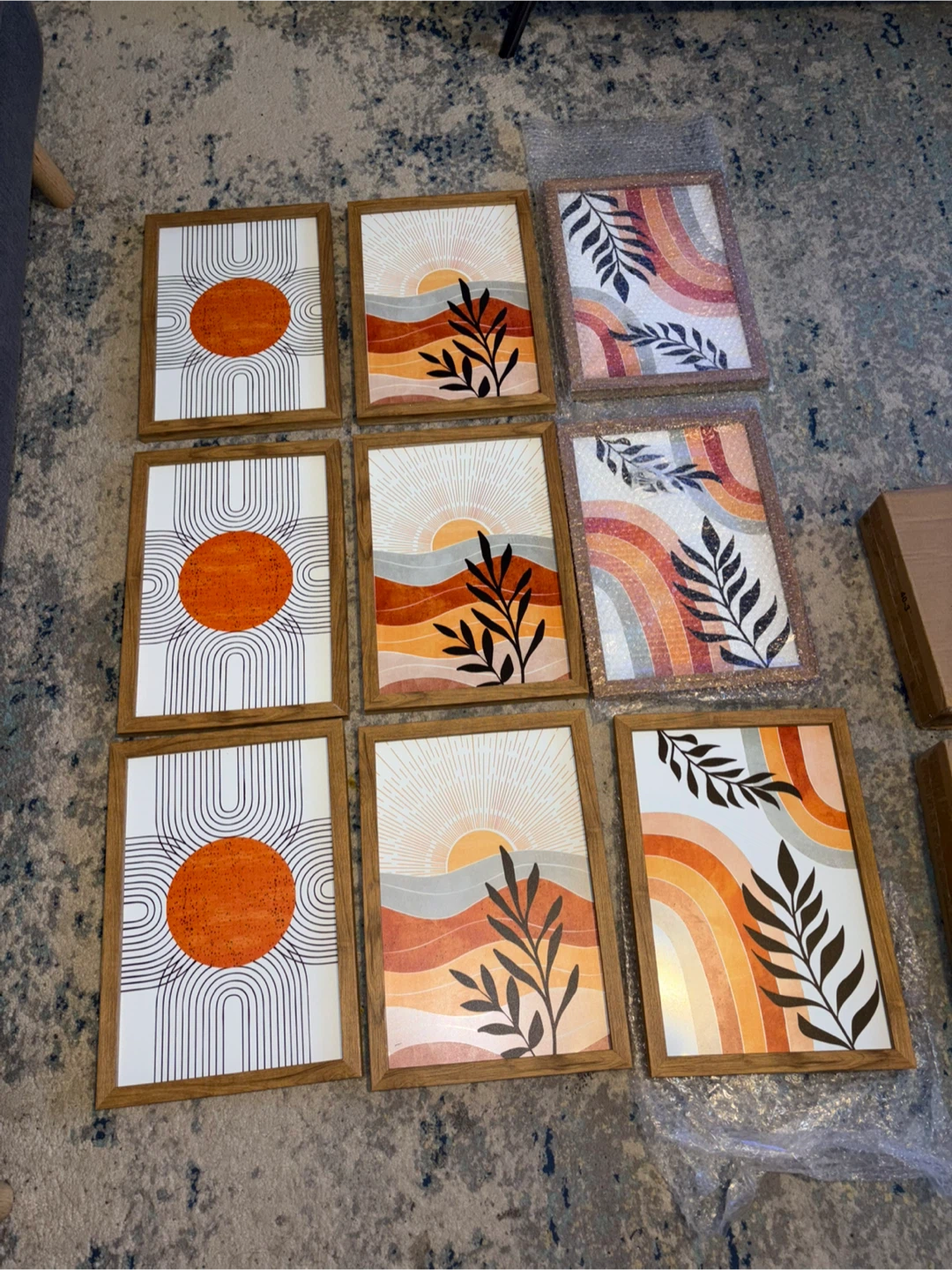 Set of 3 Mid-Century Modern boho Wall Art Prints - photo 4