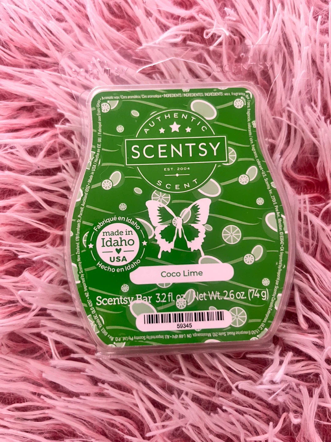 Scentsy Coco Lime Wax Bar