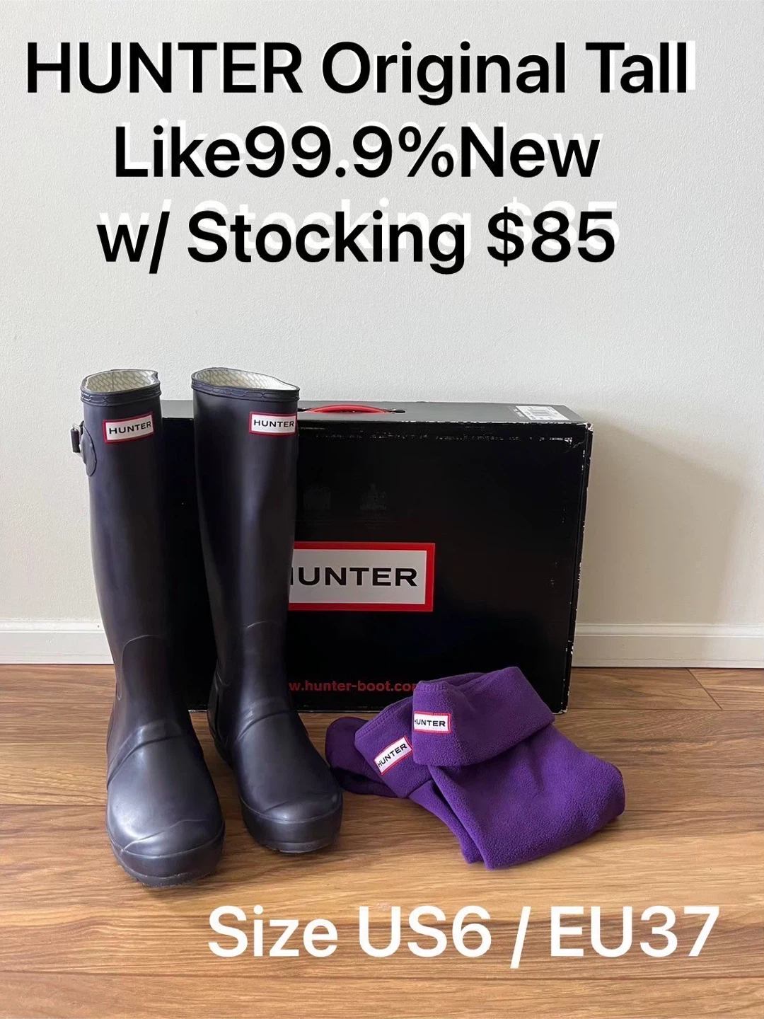 Hunter Original Tall Boots w/ Stocking
