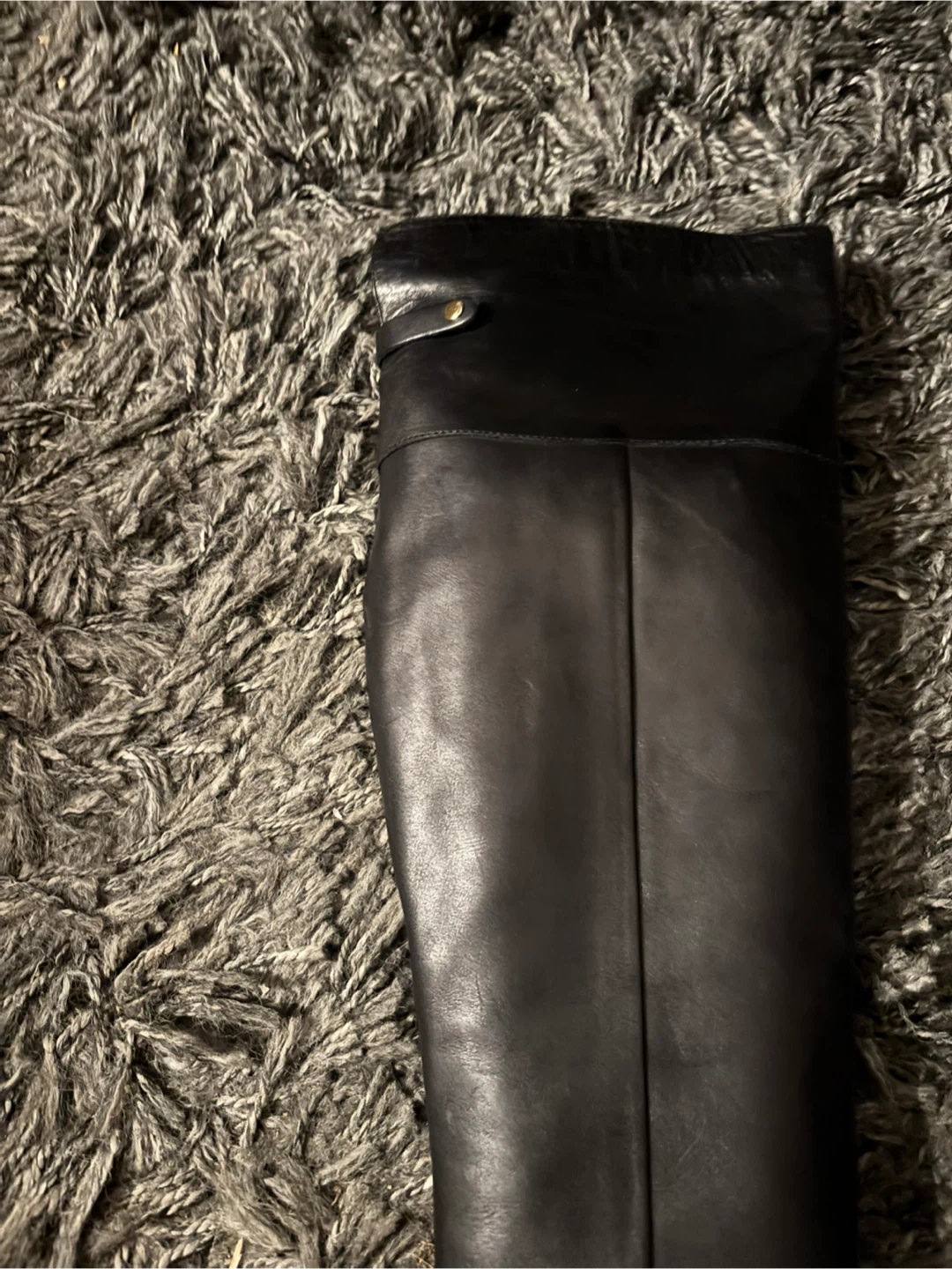 Kiomi  black Leather Knee-High Boots, size 40 - photo 5
