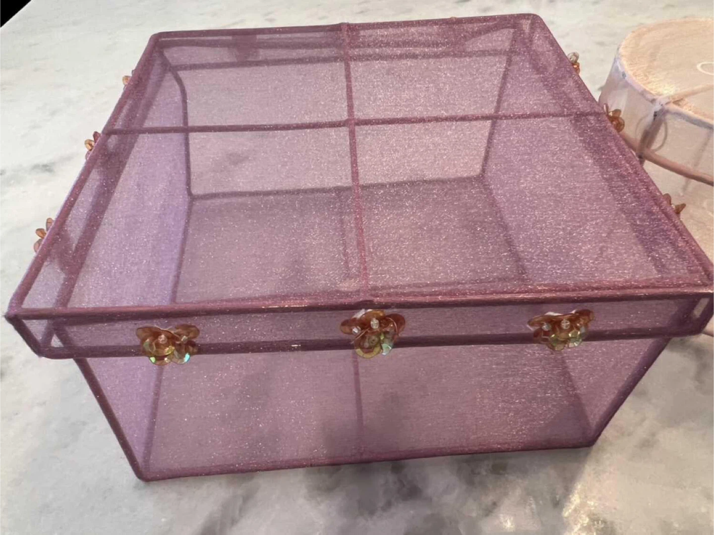 Decorative Mesh Storage Boxes - Square & Heart Shaped - photo 3