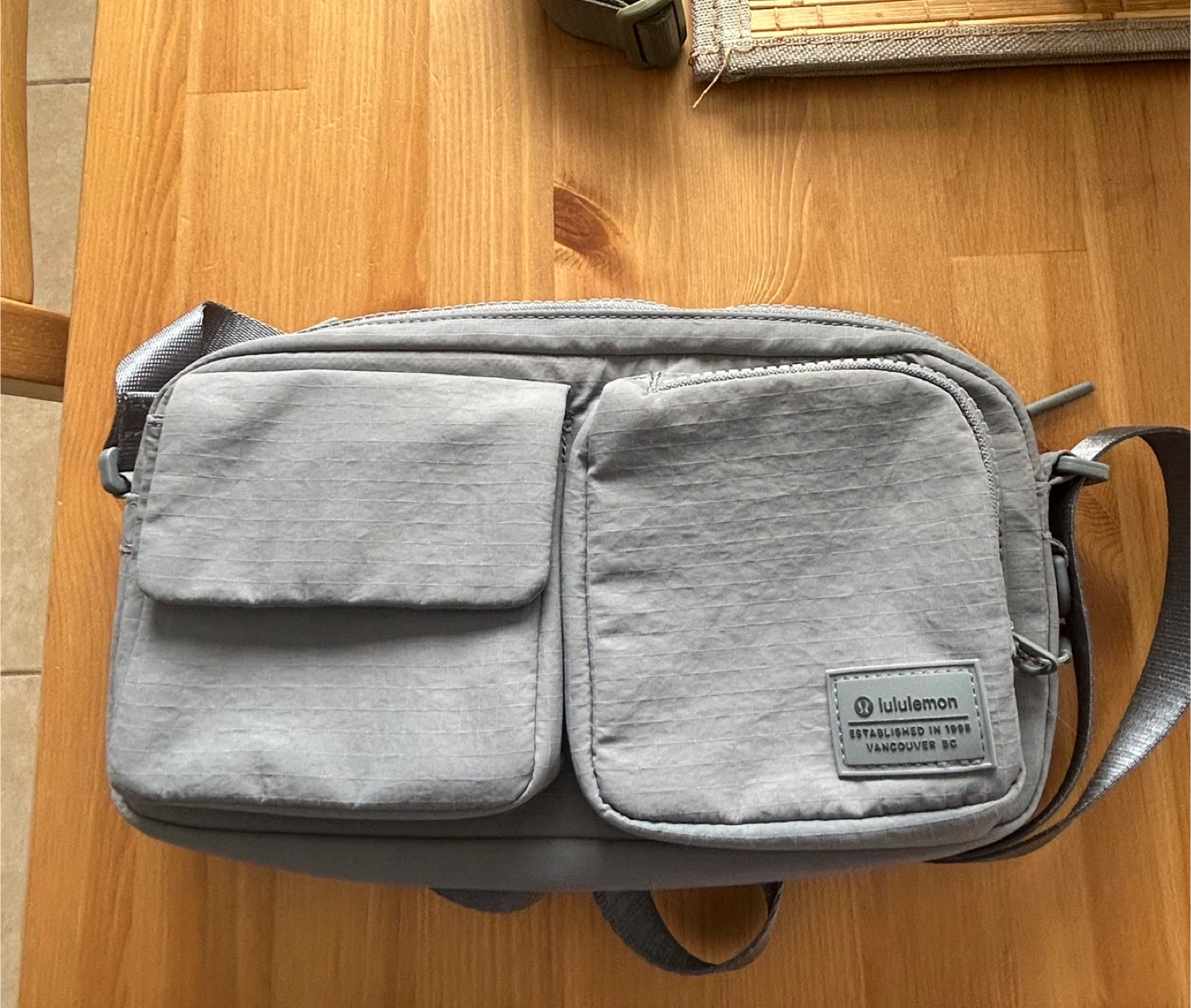 Lululemon Grey Crossbody Bag