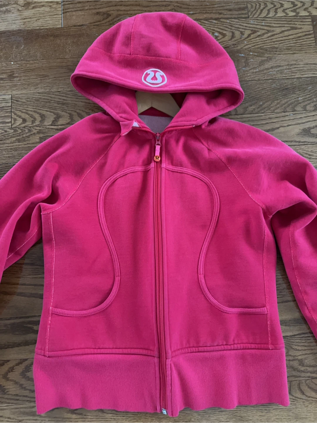 Lululemon Pink Zip-Up Hoodie size 8