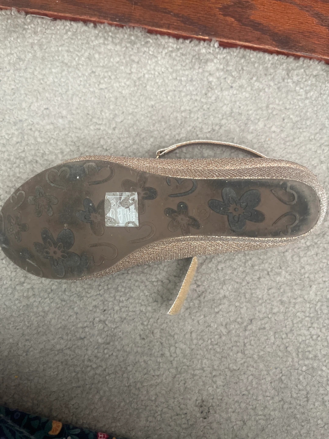 Olive & Edie Girls Glitter Wedge Shoes - photo 3