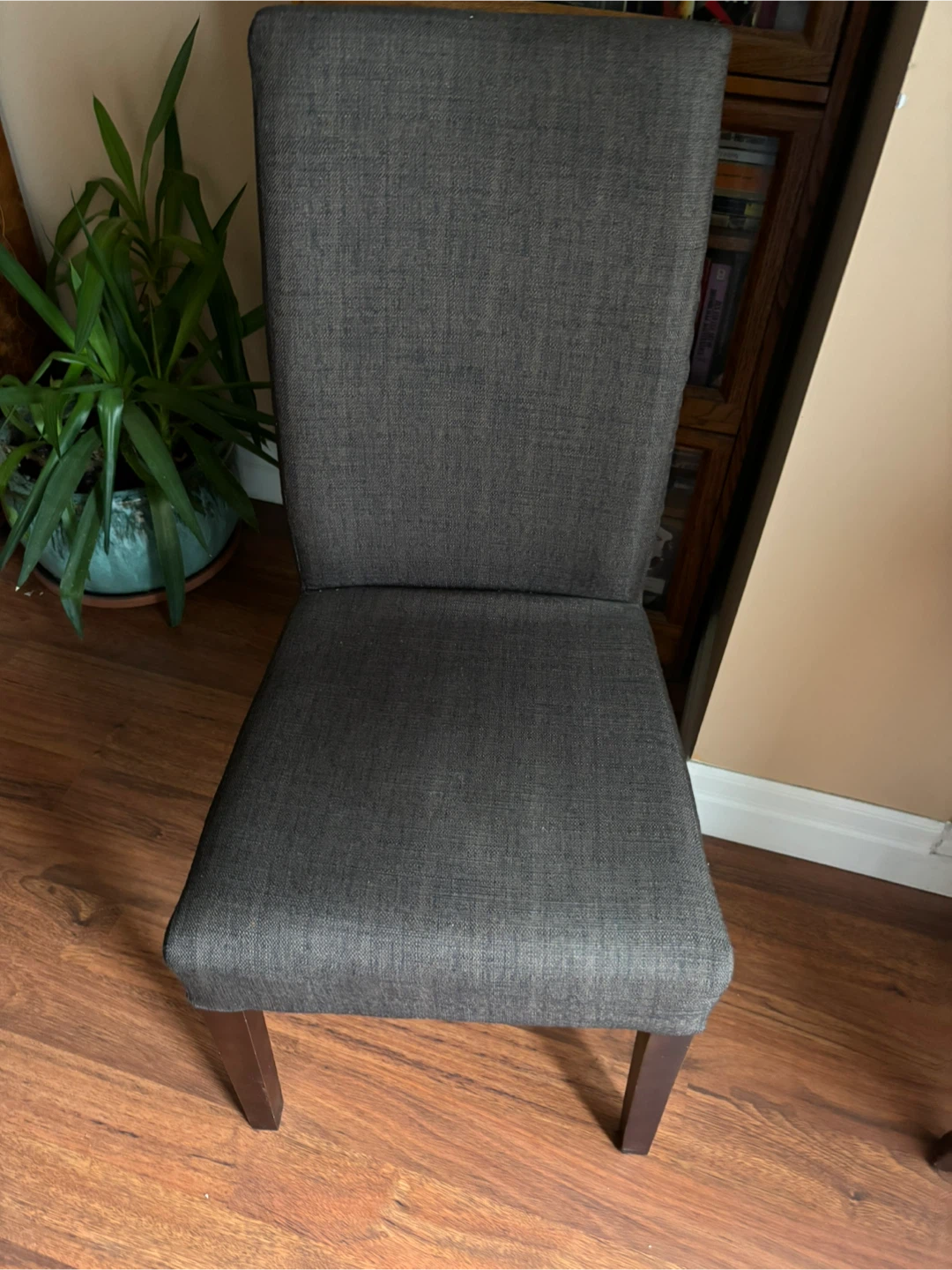 Four brown Upholstered Dining Chairs - photo 5