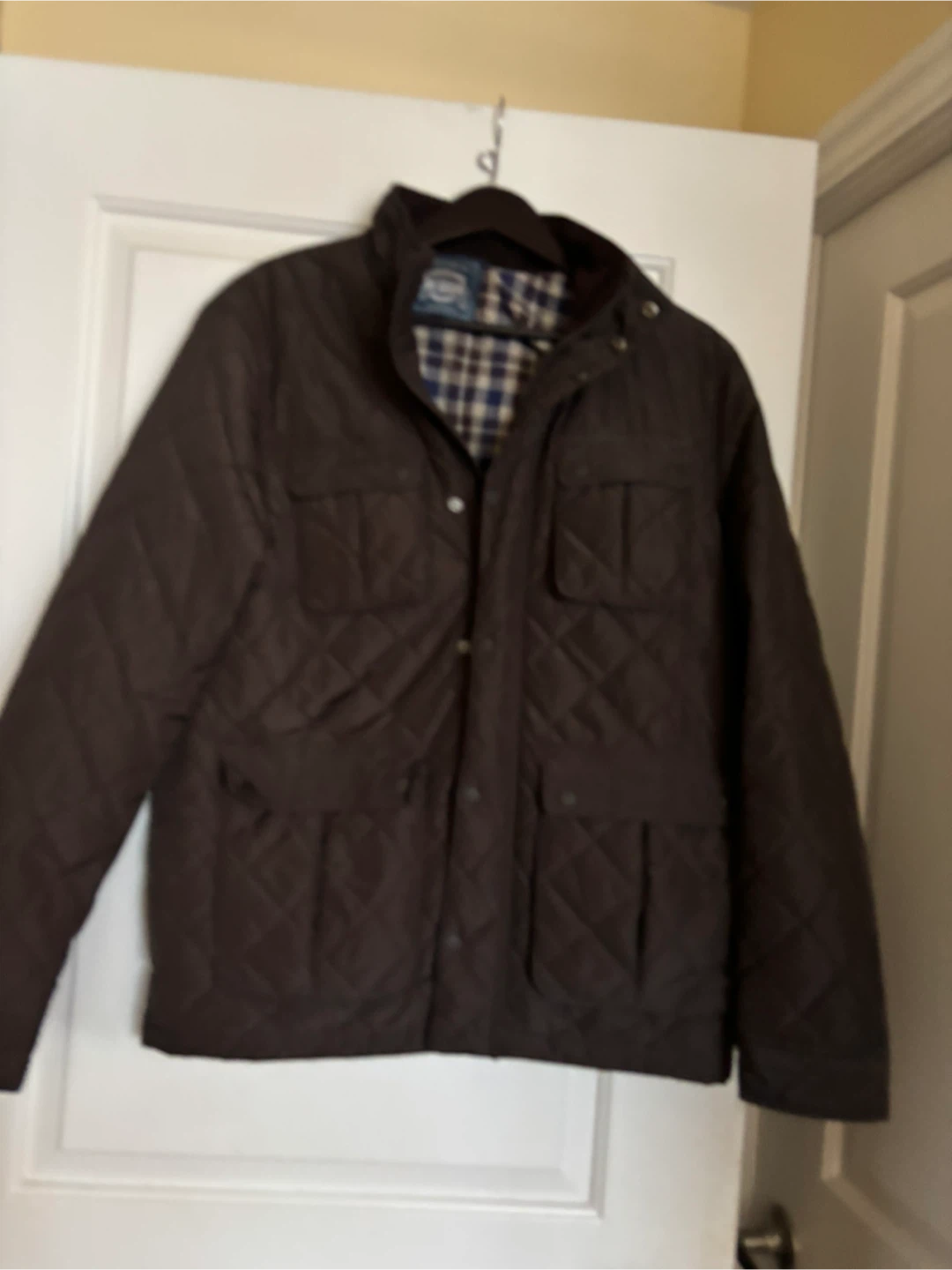 Cambridge Dry Goods Brown Quilted Coat size M - photo 2