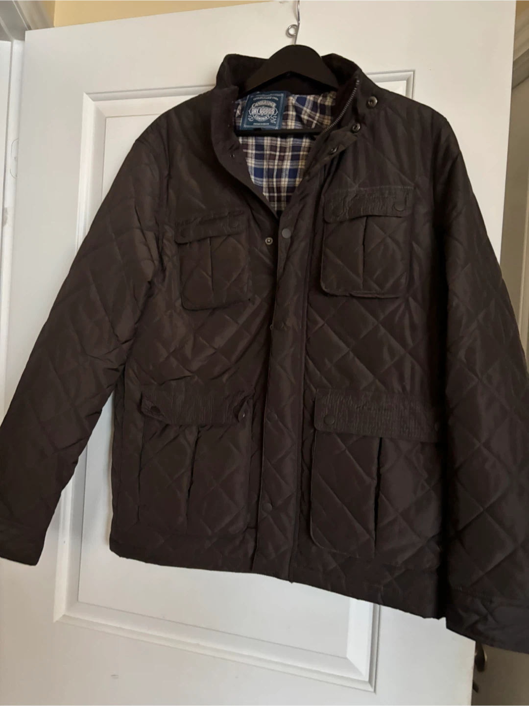 Cambridge Dry Goods Brown Quilted Coat size M