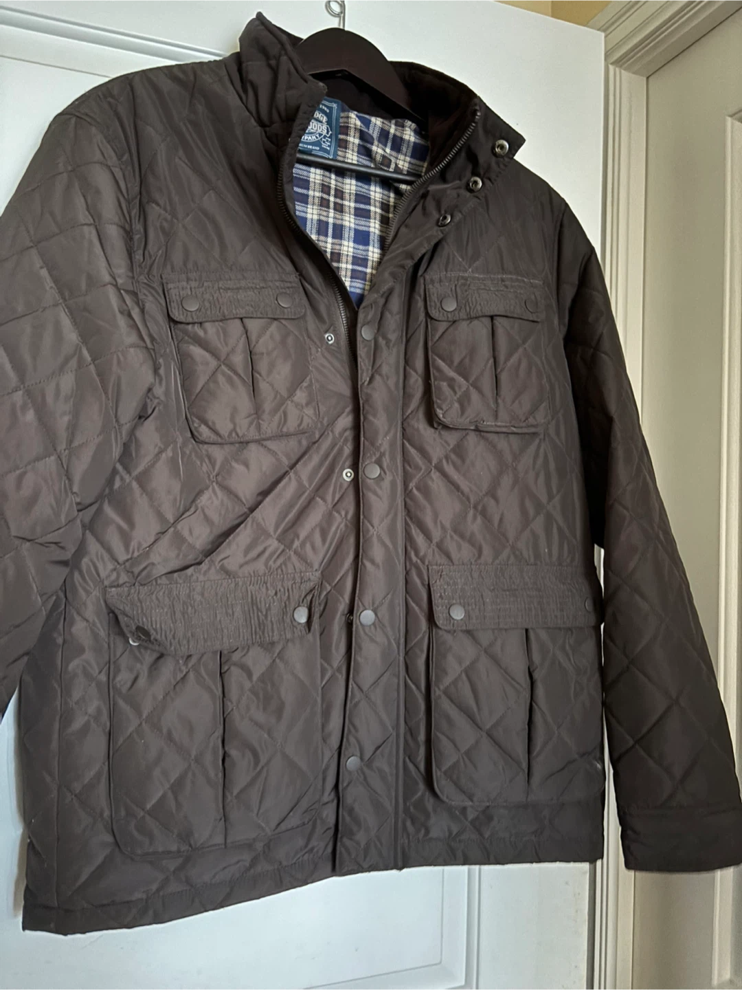 Cambridge Dry Goods Brown Quilted Coat size M - photo 4