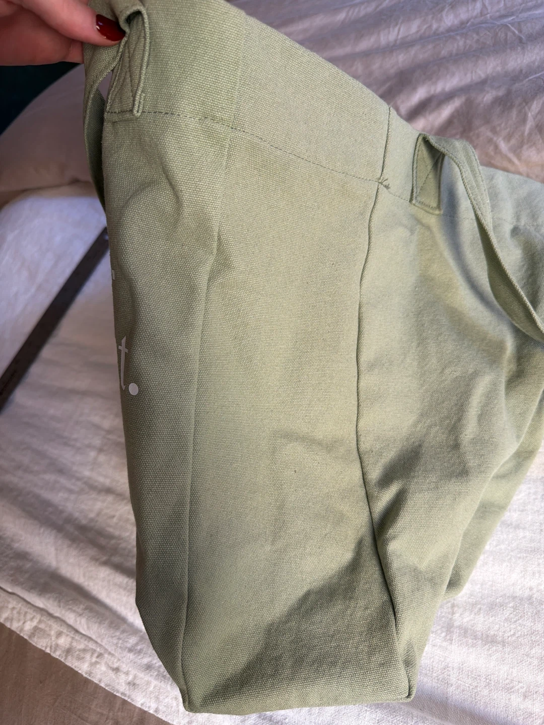 Supercircle / Parachute Canvas Tote Bag - Olive Green - photo 4