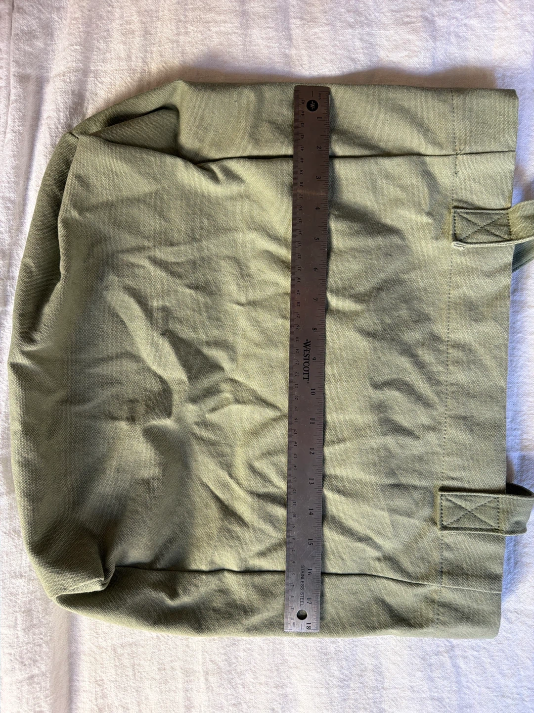 Supercircle / Parachute Canvas Tote Bag - Olive Green - photo 3