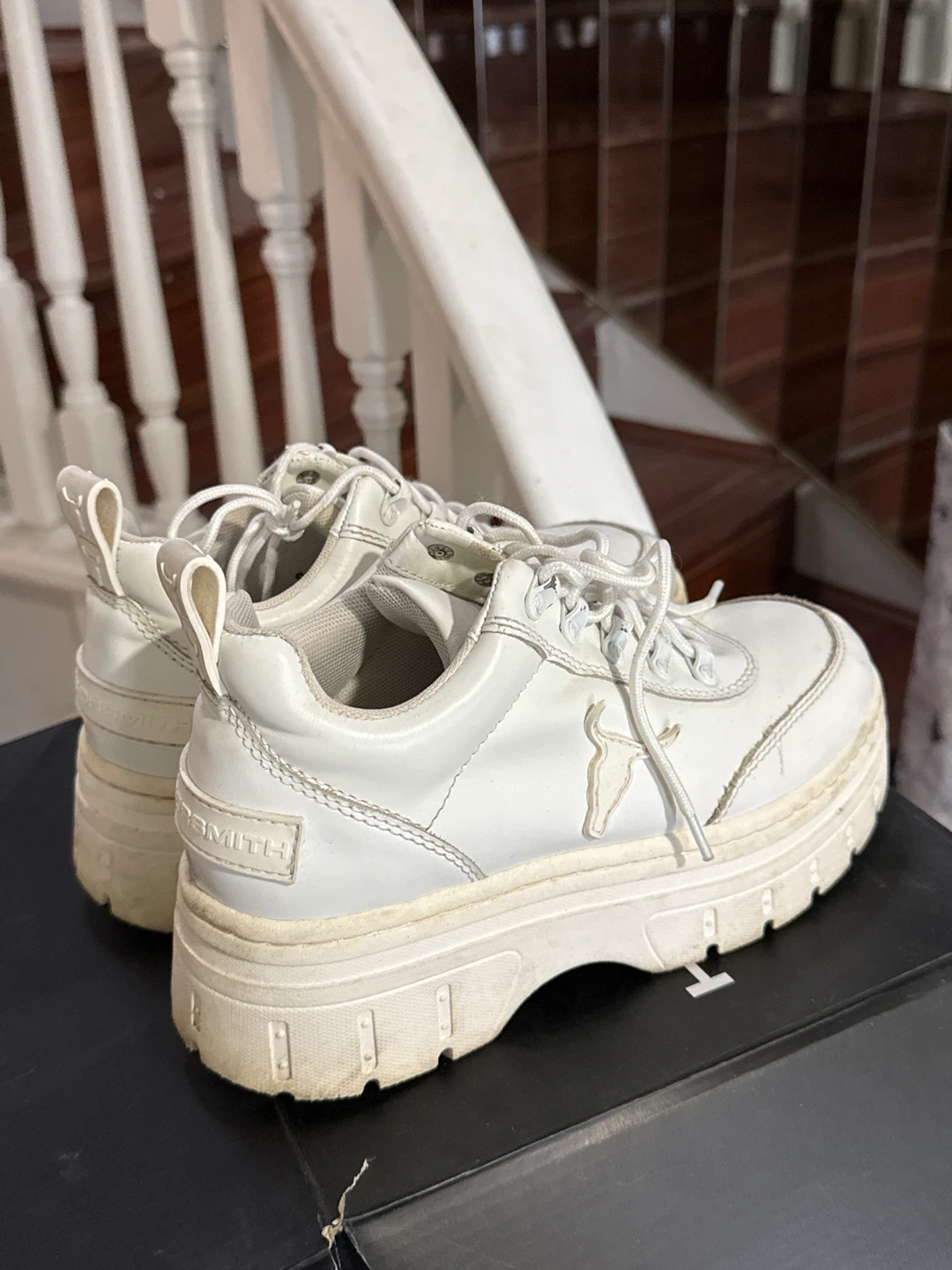 Windsorsmith platform white shoes size W8 - BrownShoes