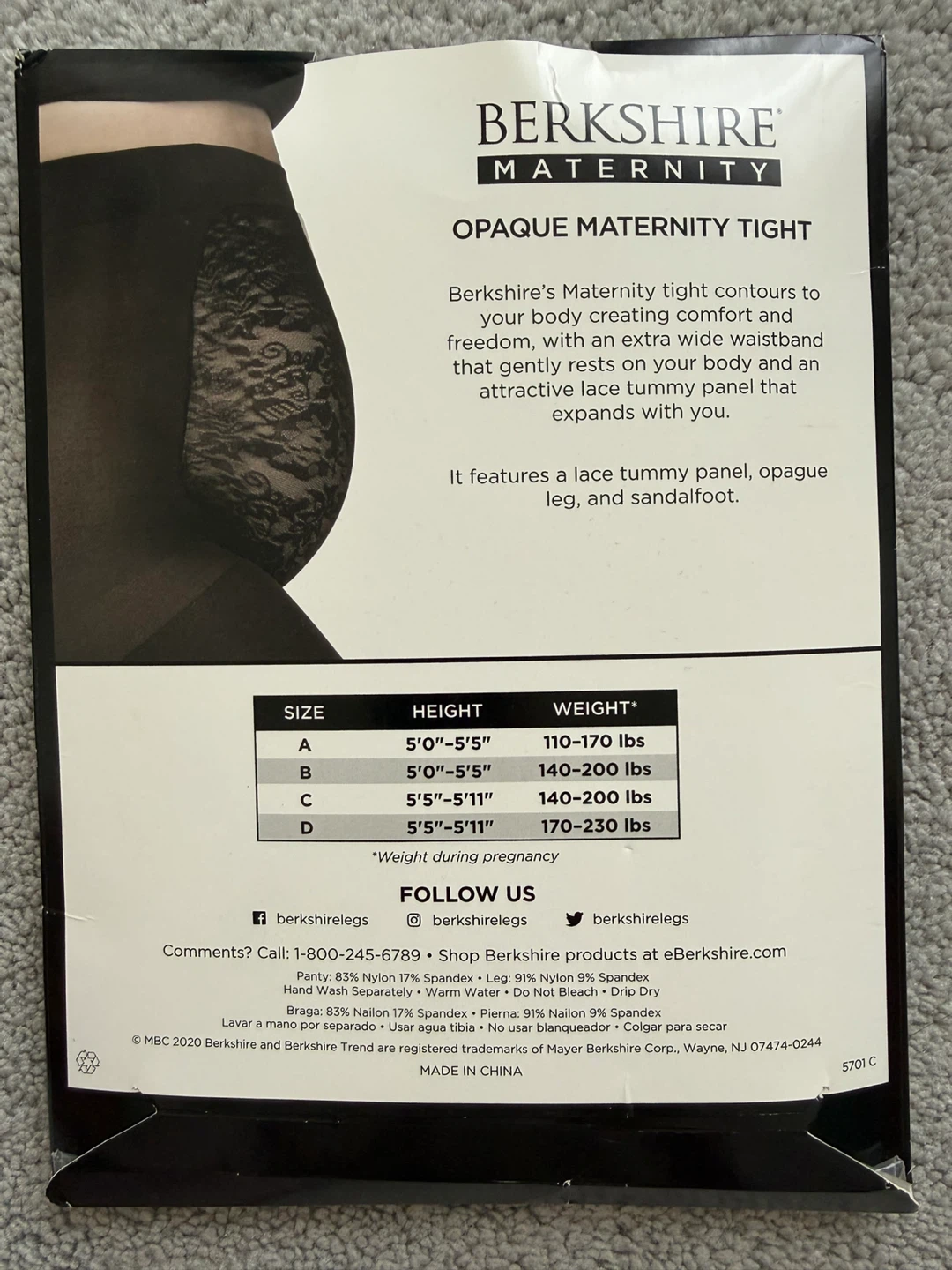 Berkshire Maternity Opaque Leggings Size A - photo 2
