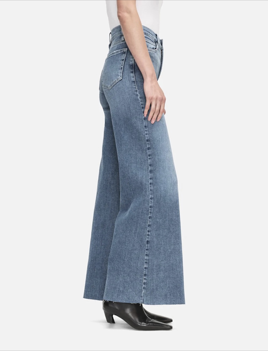 Frame Le Palazzo Crop Denim Jeans Size 26 Retails $300+! - photo 2