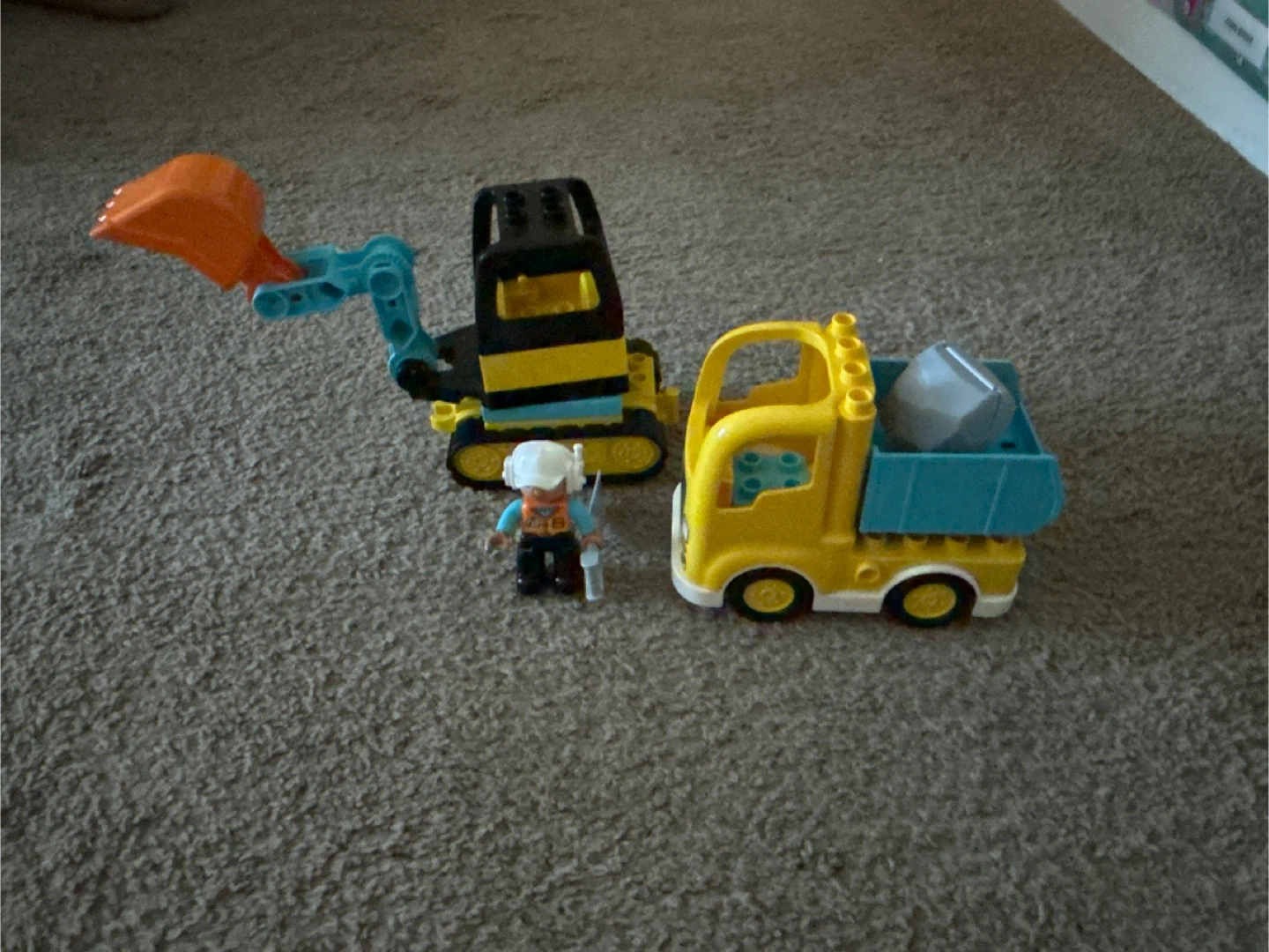 LEGO DUPLO Construction Truck and Excavator Toy Set