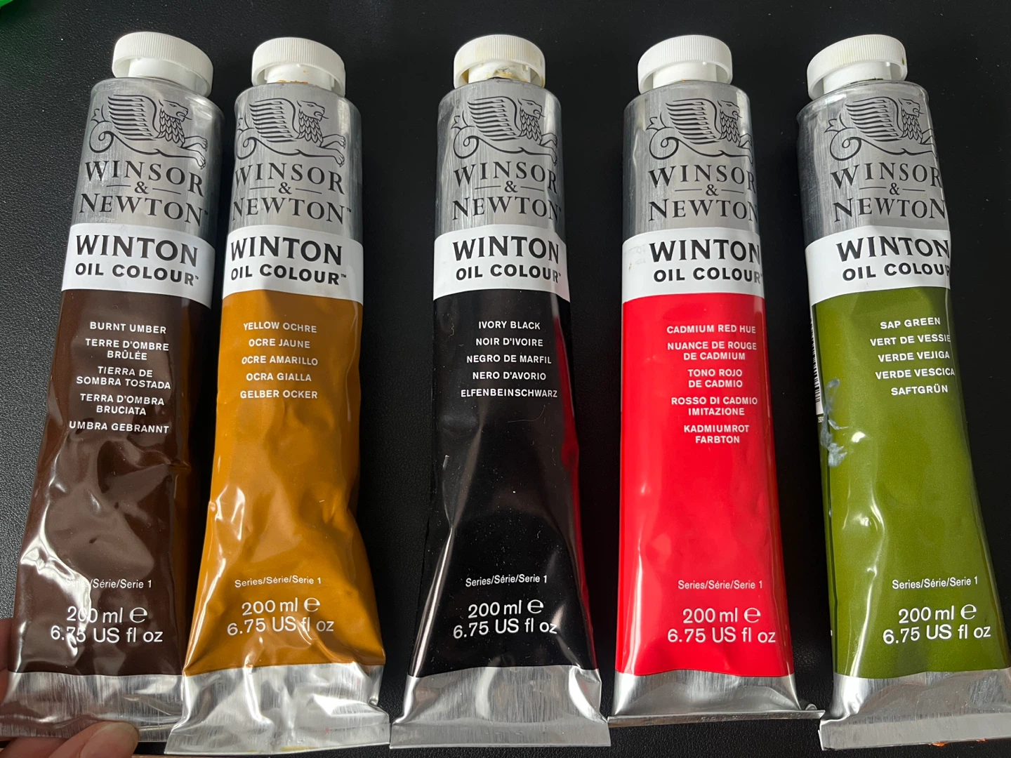 Winsor & Newton Winton Oil Colour Set - 5 Tubes
