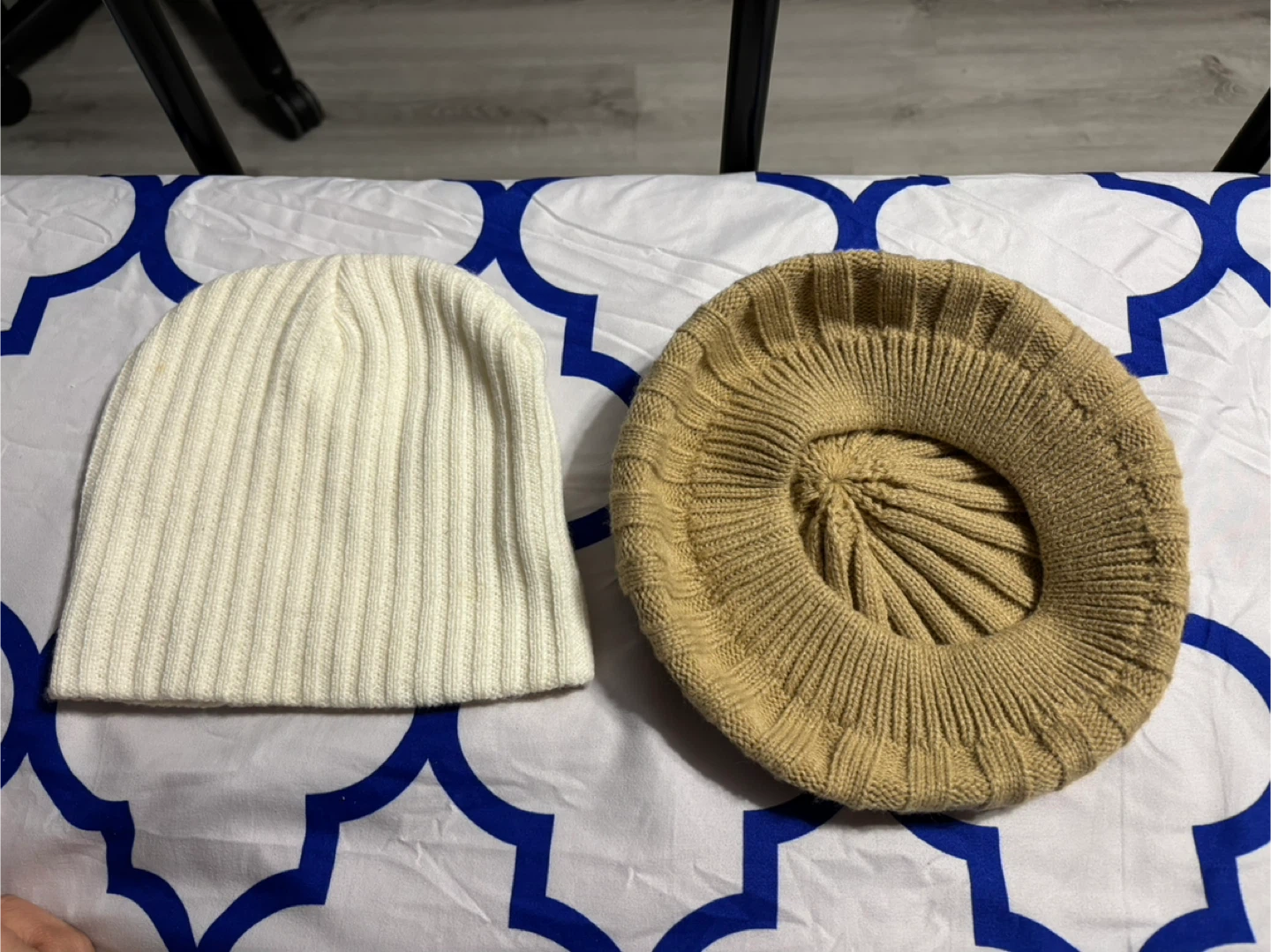 🔥 FREE Knit Beret and Beanie Set - Beige and Cream - photo 2