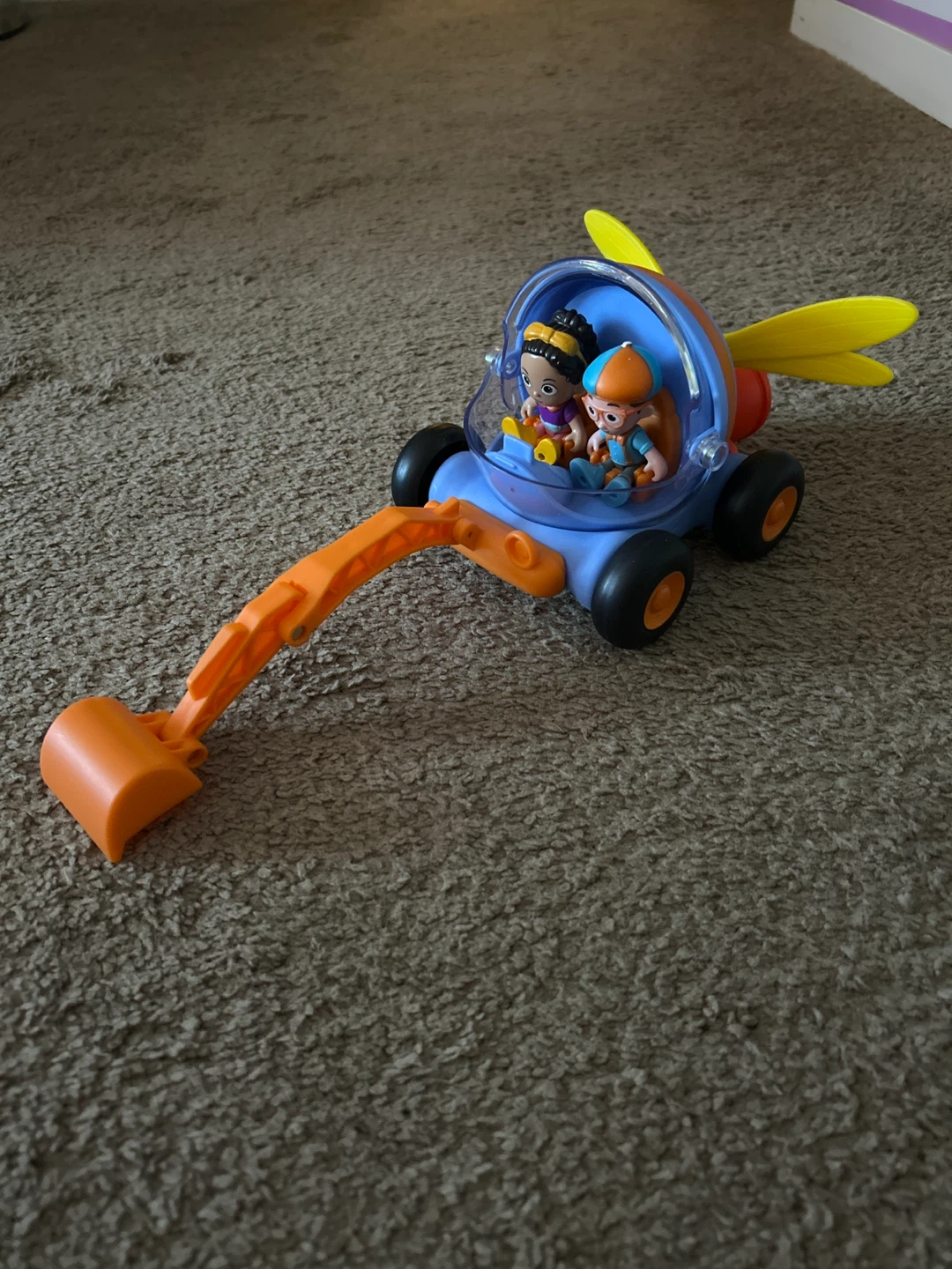 BLIPPI Excavator Toy with Figures