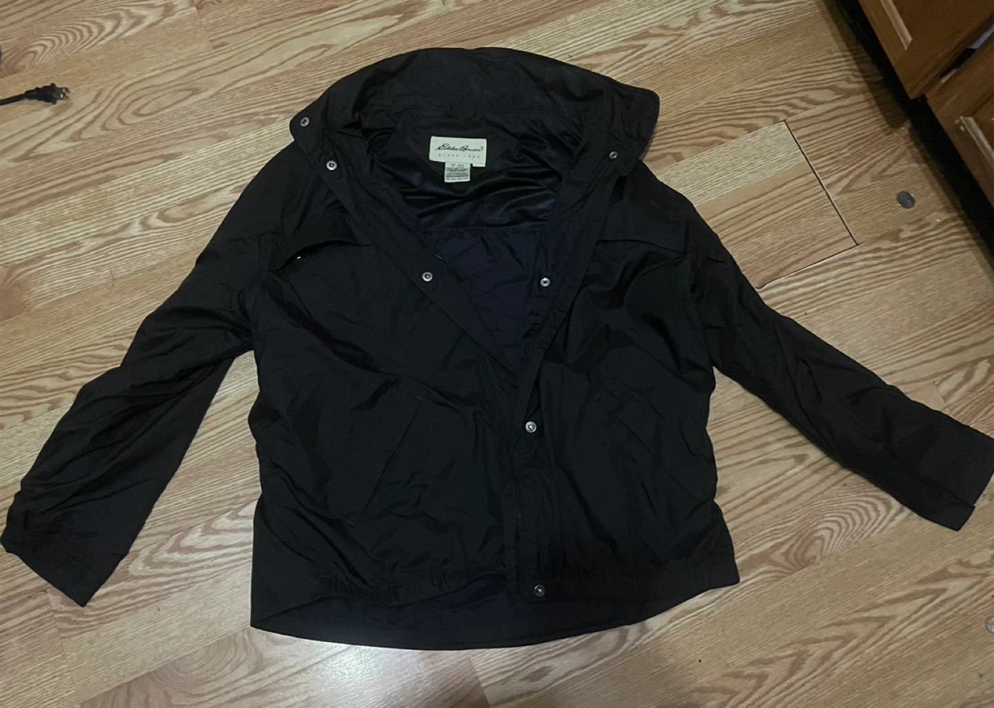 Eddie Bauer Black Hooded Jacket