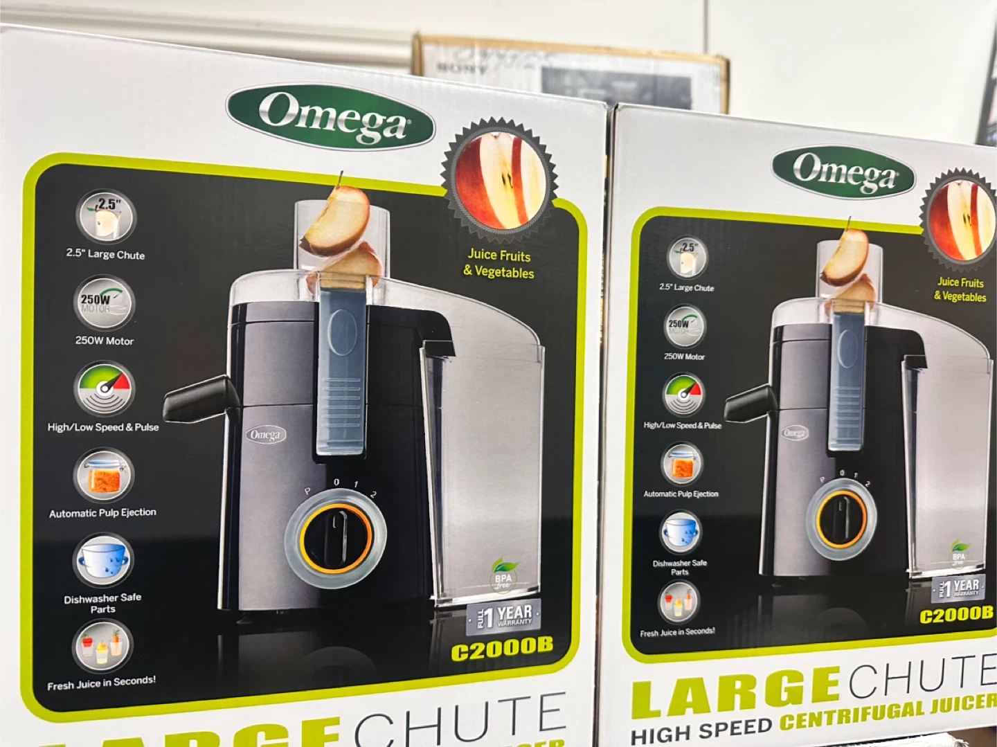 Omega C2000B Large Chute High Speed Centrifugal Juicer