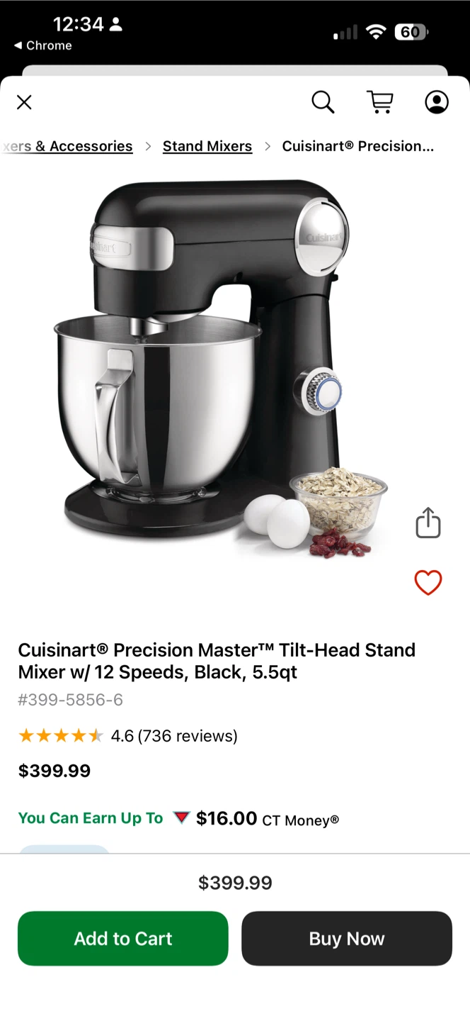 Cuisinart Precision Master Stand Mixer - Black 5.5 Qt - photo 4