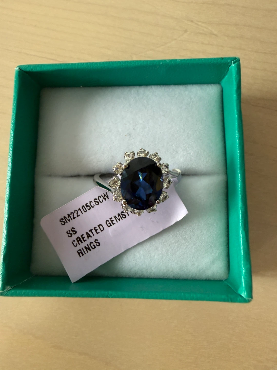 EFEY Ring with Created Gemstones 925 - photo 2