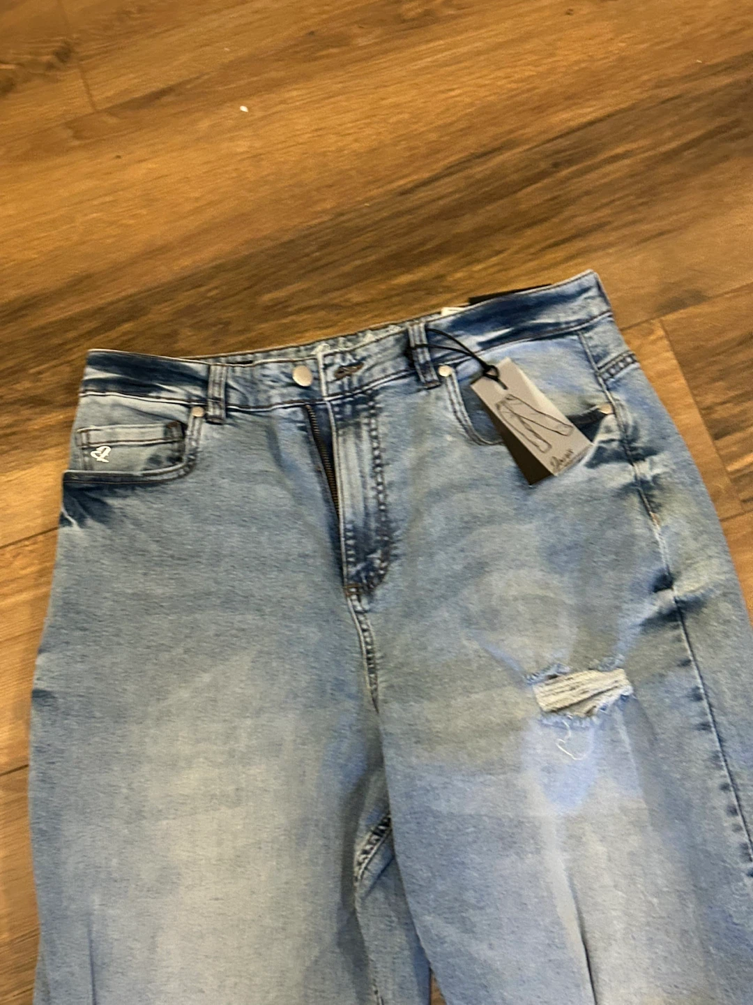 Janis Ripped Wide Leg Jeans - photo 2
